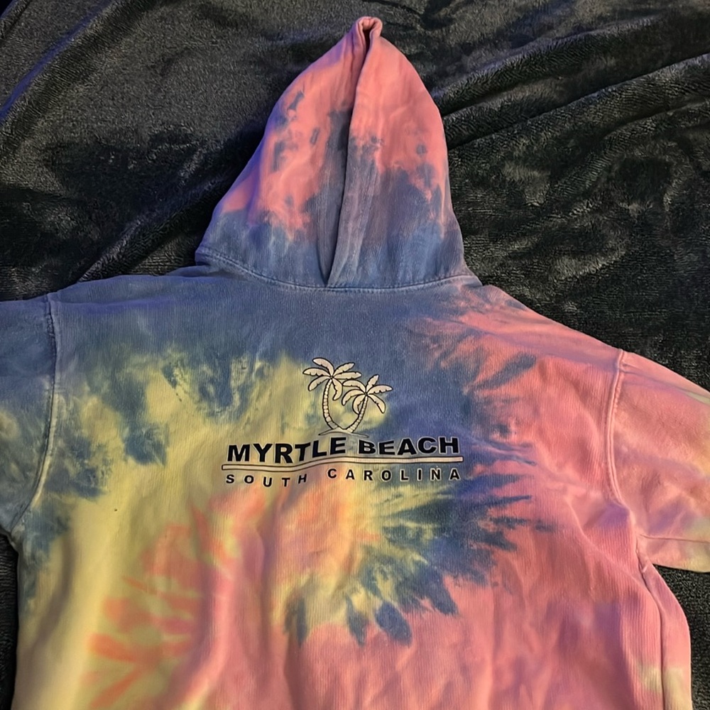 Myrtle Beach tie-dye hoodie